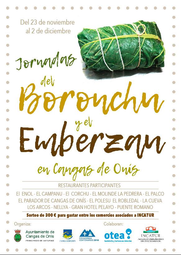 Cartel Jornadas Gastronómicas del Borobchu y el Emberzau